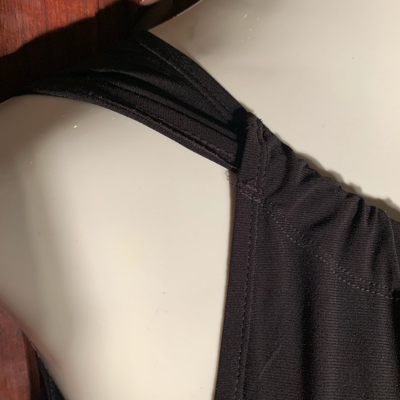 NWOT Madison Leigh Black Polkadot Shift Dress 14 - Picture 9 of 16